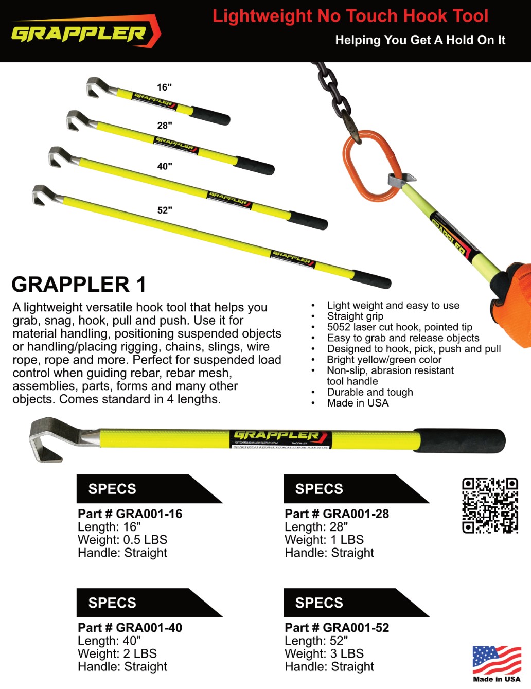 PSC Grappler Adamar Range of No-Touch Hand Safety Tools in India 