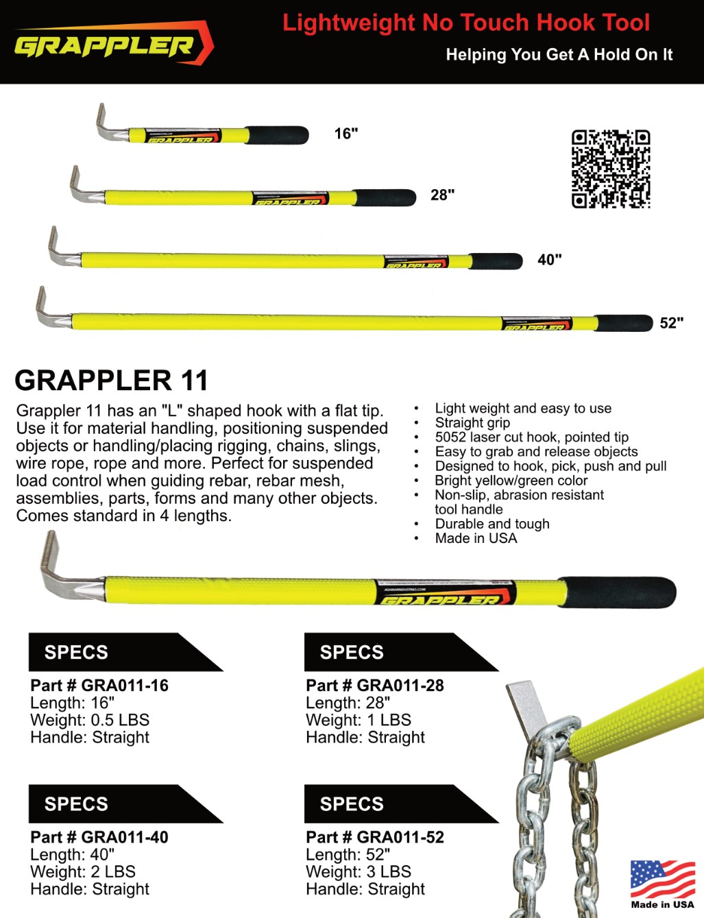 PSC Grappler Adamar Range of No-Touch Hand Safety Tools in India 