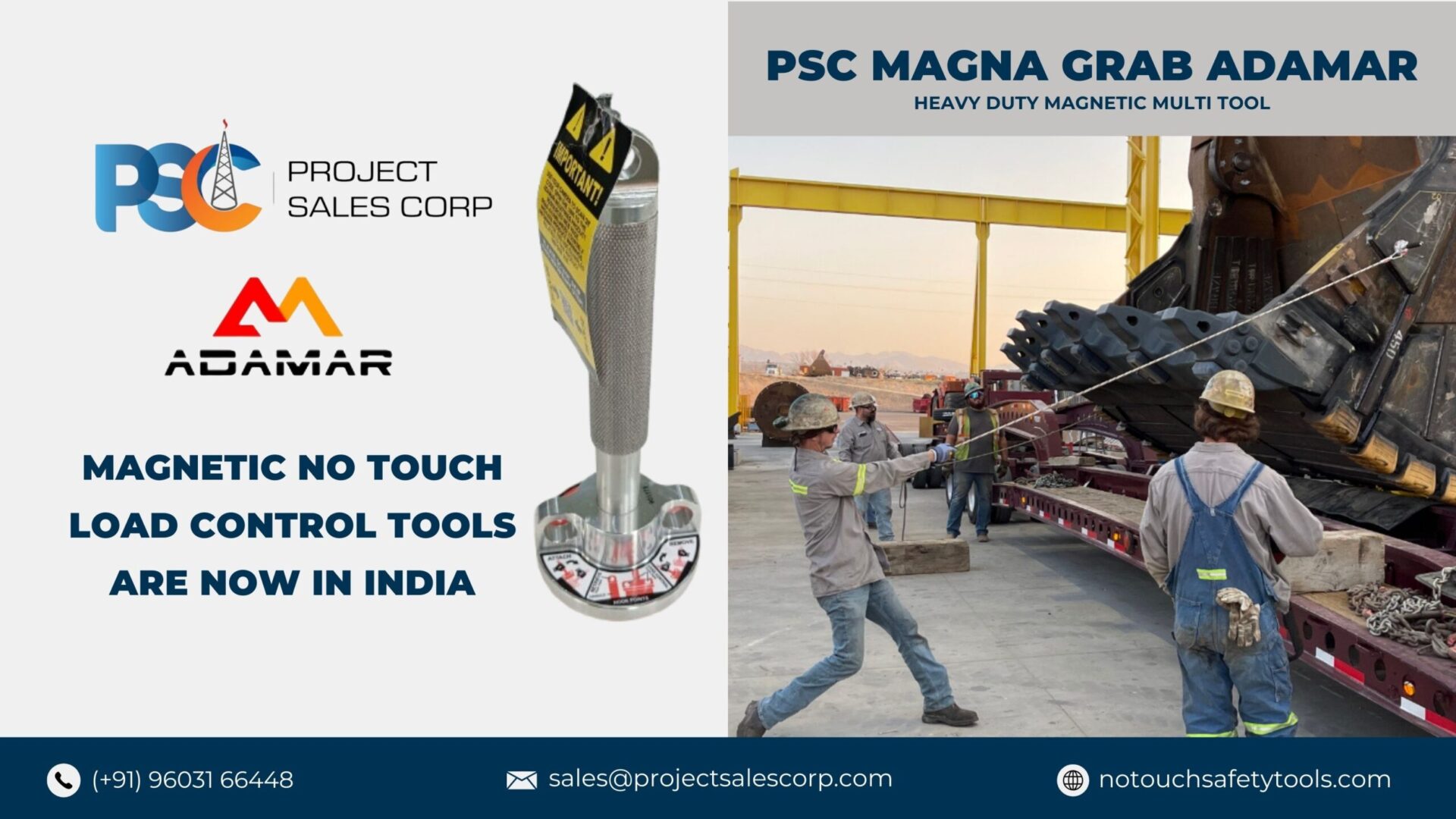 PSC Adamar Range of No-Touch Hand Safety Tools in India