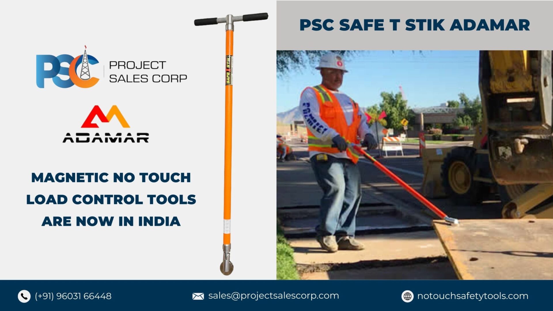 PSC Adamar Range of No-Touch Hand Safety Tools in India