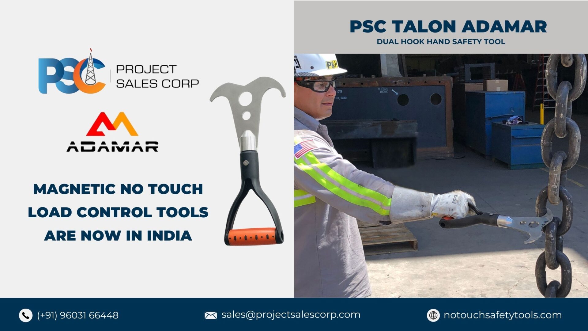 PSC Adamar Range of No-Touch Hand Safety Tools in India