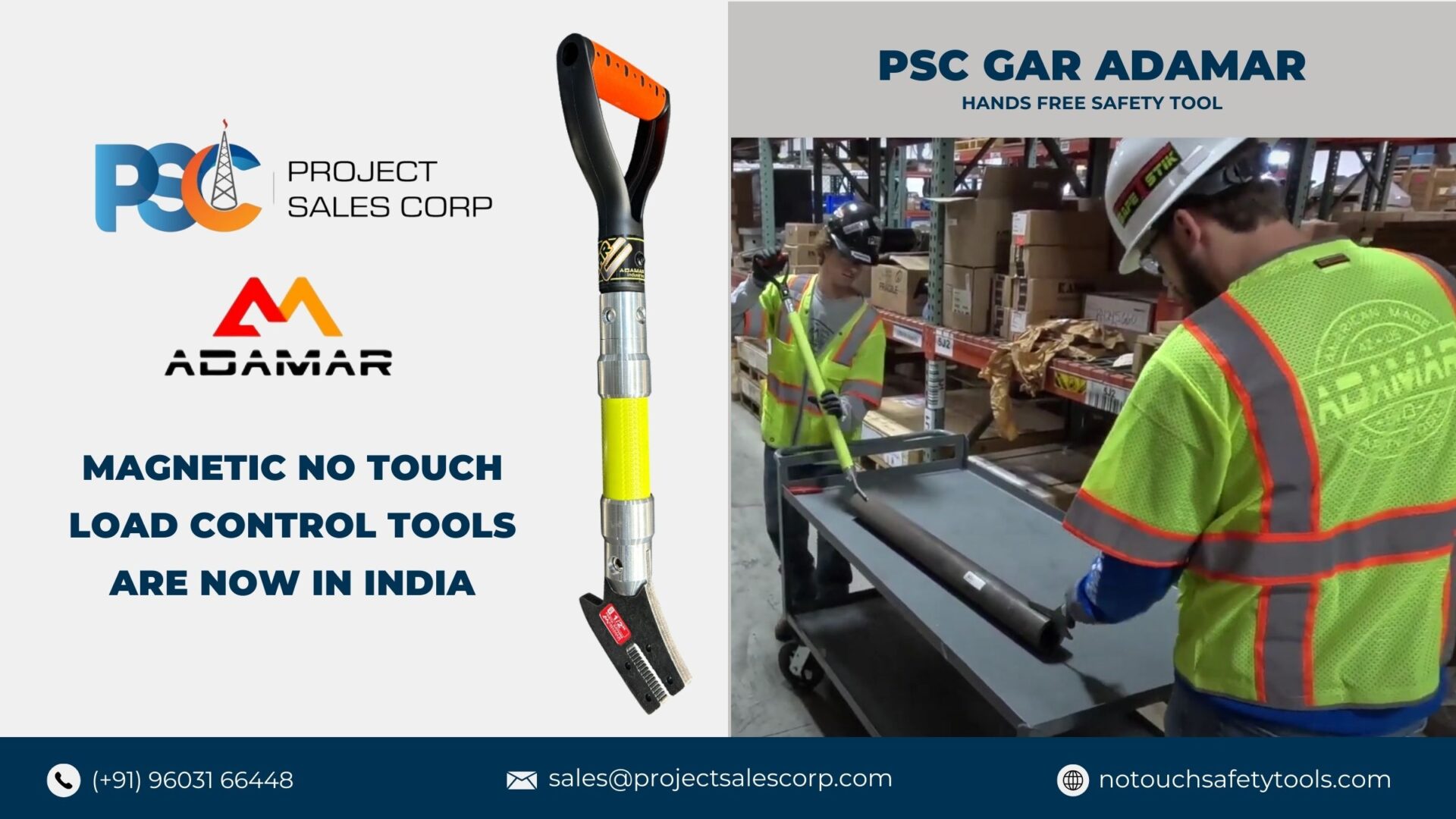 PSC Adamar Range of No-Touch Hand Safety Tools in India