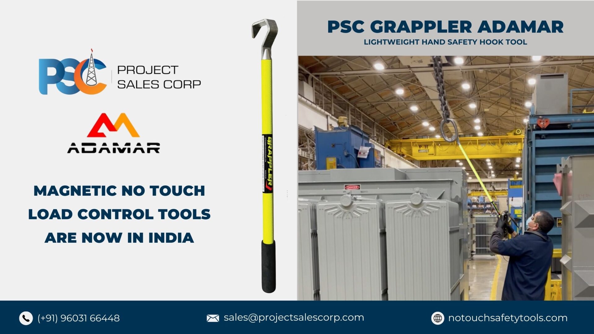 PSC Adamar Range of No-Touch Hand Safety Tools in India