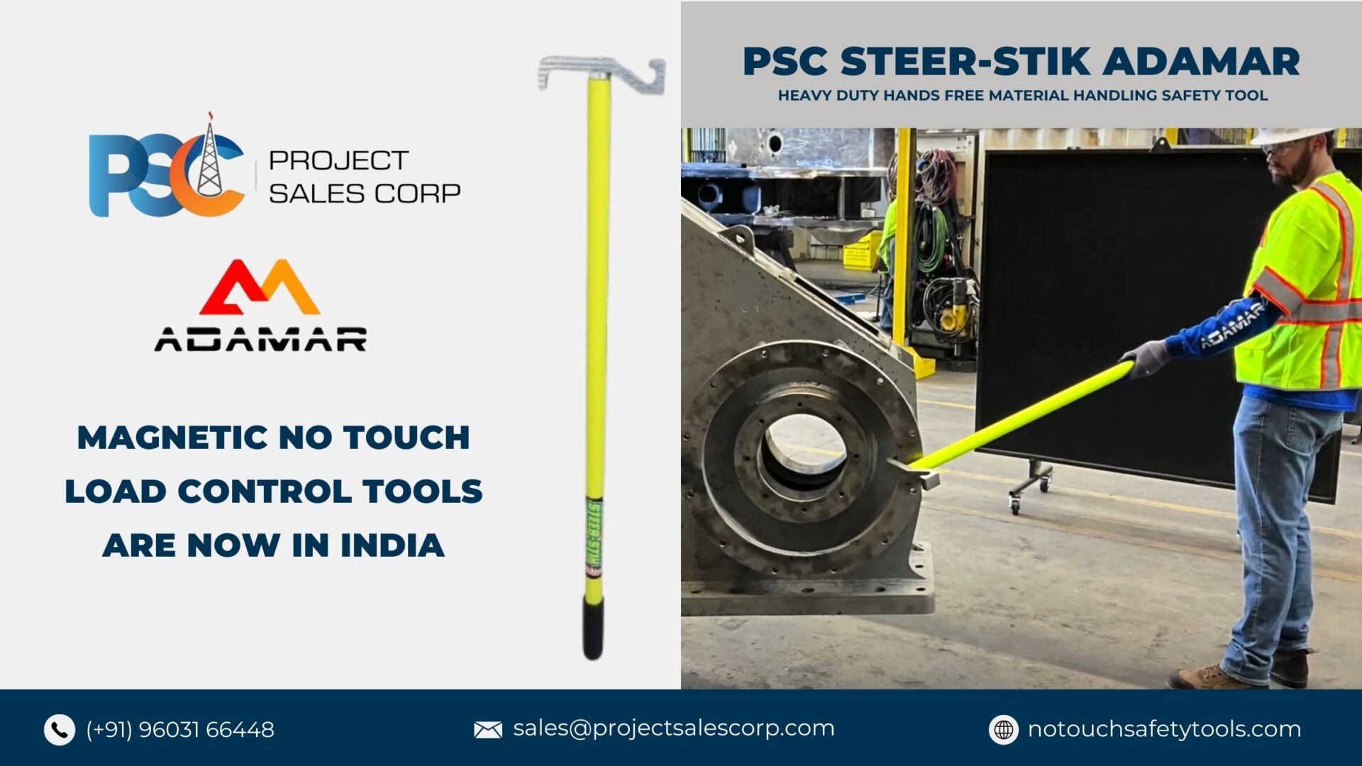 PSC Adamar Range of No-Touch Hand Safety Tools in India